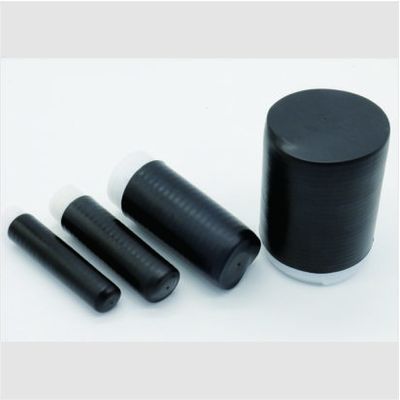 Cable en caoutchouc de silicone liquide LSR kits de finition de rétrécissement à froid Cap de fin noir