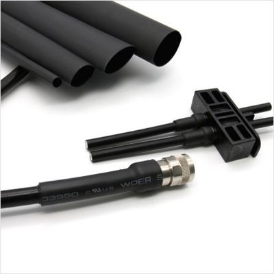 Tubes à double paroi adhésif recouverts de polyolefine à rétrécissement thermique de qualité militaire