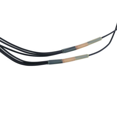 Tubes à rétrécissement thermique par polyolefine transparentes, à fort taux de rétrécissement, à forte viscosité, revêtues d'adhésif, semi-rigides