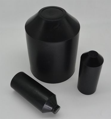 Couvercles d'extrémité rétrécissants thermiques de polyolefine croisés Résistance à la traction 13MPa Couvercles d'extrémité de fil rétrécissants thermiques