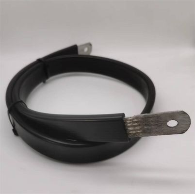 Connecteur électrique plat tressé en cuivre flexible