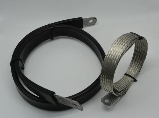 Connecteur souple tressé en cuivre plaqué en étain haute résistance à la corrosion