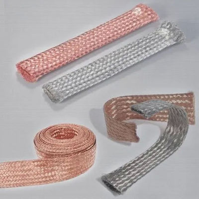 Connecteur souple tressé en cuivre plaqué en étain haute résistance à la corrosion