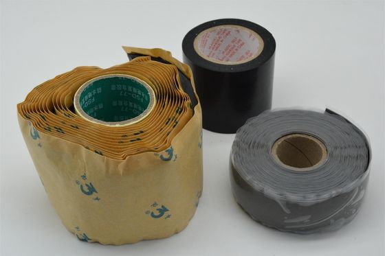 TAPE électrique autoadhésif en caoutchouc de silicone 6.3N/Cm Résistance à haut volume