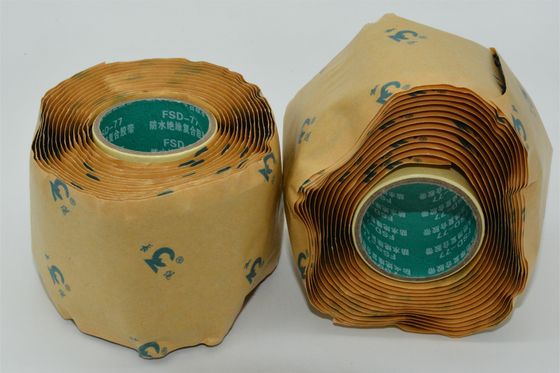Tape électrique auto-adhésive en caoutchouc silicone allongement 300%