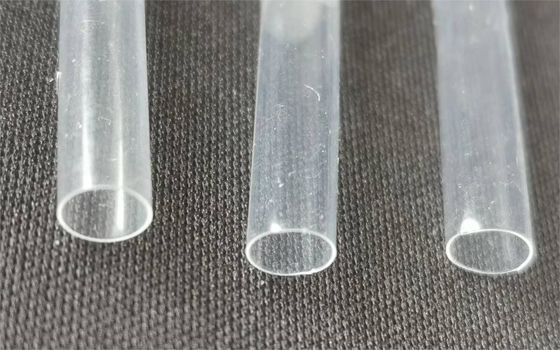 Tubes rétrécissantes à chaleur à paroi mince transparentes PVDF Tubes rétrécissantes à chaleur à polyvinylidène fluorure semi-rigides