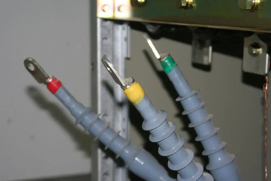 Ensembles de terminaison de câbles à rétrécissement à froid de caoutchouc de silicone liquide jusqu'à 42 kV