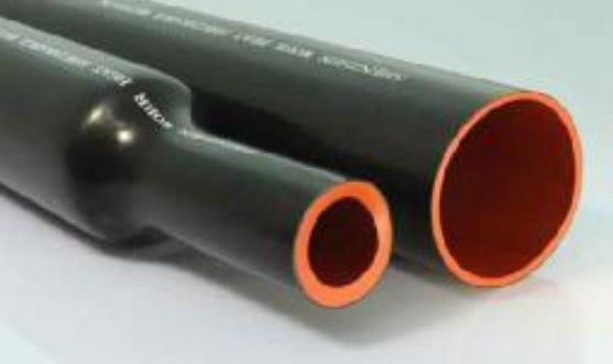 Rétrécissement thermique tube à double couche semi-conducteur / isolant pour les joints de câbles MV jusqu'à 42KV