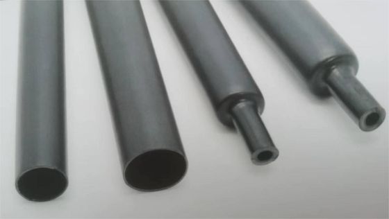 Anti-UV adhésif à paroi moyenne revêtu de chaleur rétrécissable tubes croisés reliés polyolefine