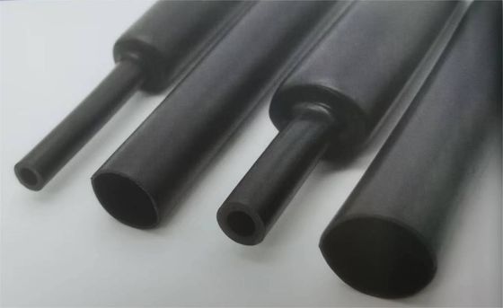 Ratio de rétrécissement 3: 1 adhésif mural lourd enduit en croix reliée à la polyolefine Tubes rétrécissables par la chaleur