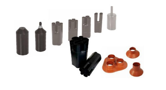 Formes moulées RoHS isolé imperméable à l'eau Splitter chaleur rétrécissable câble rupture