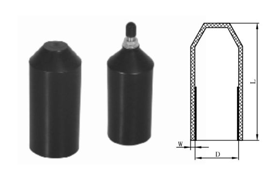 Anti-UV RoHS isolé par la chaleur rétrécissable Caps de bout de câble ignifuge