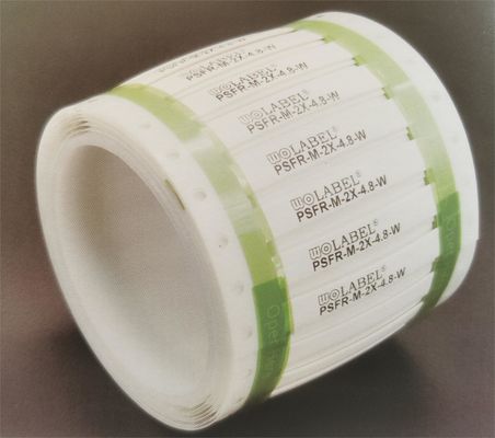 Les tubes d'identification rétrécissables à haute température et à chaleur ont un rapport de rétrécissement de 2:1