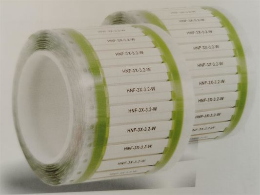 Tubes d'identification sans halogène à faible teneur en fumée et à faible risque de rétrécissement, ratio de rétrécissement 2:1