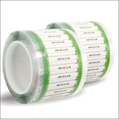 Tubes d'identification sans halogène à faible teneur en fumée et à faible risque de rétrécissement, ratio de rétrécissement 2:1