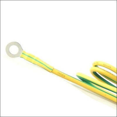 Tubes à paroi mince à bande jaune/vert reliées en croisement par polyolefine pour rétrécissement thermique