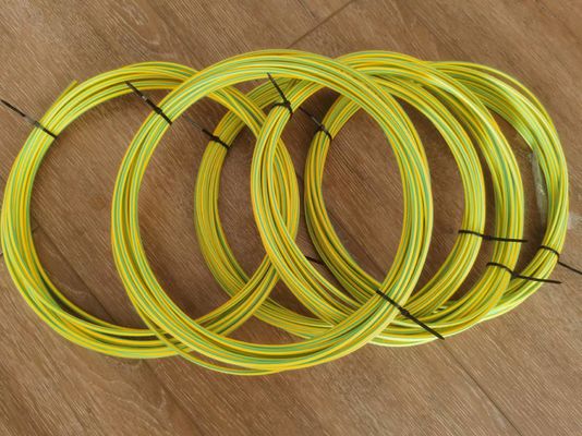 Tubes à paroi mince à bande jaune/vert reliées en croisement par polyolefine pour rétrécissement thermique