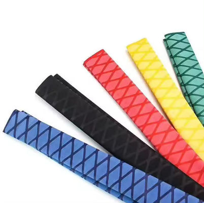 15 mm de haute flexibilité coloré antidérapant anti-dérapant tube à manche rétrécissant par la chaleur pour la raquette de badminton