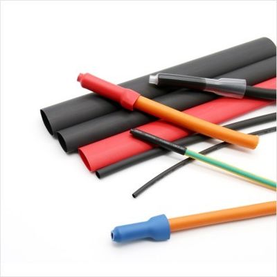 Tubes adhésifs à double paroi à revêtement en polyolefine à rétrécissement thermique ignifuges