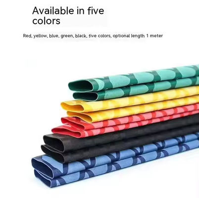 30 mm de haute flexibilité de couleur à l'épreuve des glissades du ruban d'adhérence antidérapant à la chaleur rétrécissant du tube de manche pour la raquette de badminton