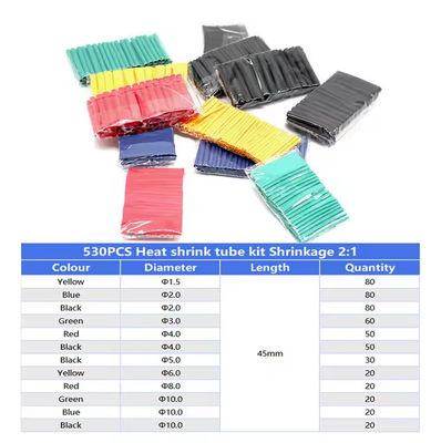 Kit personnalisable Petit paquetage Manche rétrécissante à chaleur flexible