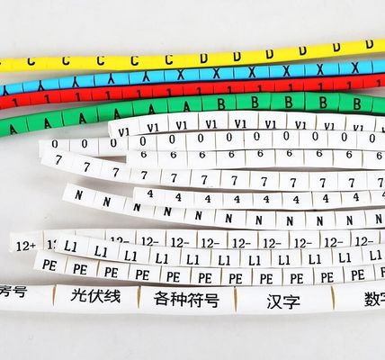 Numéro personnalisé Logo d'impression personnalisé Rincissement thermique Tubing Rincissement thermique Identification de la pochette