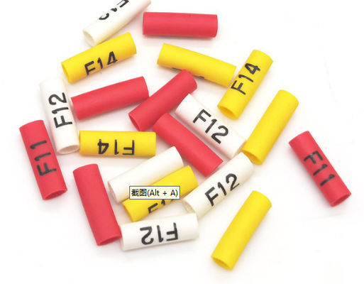 Logo personnalisé Croix appréciée Polyolefine Identification Tube Rétrécissement thermique Manche d'identification