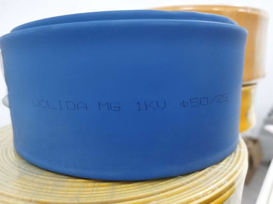 Gaine thermorétractable en polyoléfine ignifuge pour barres omnibus, rapport 2:1