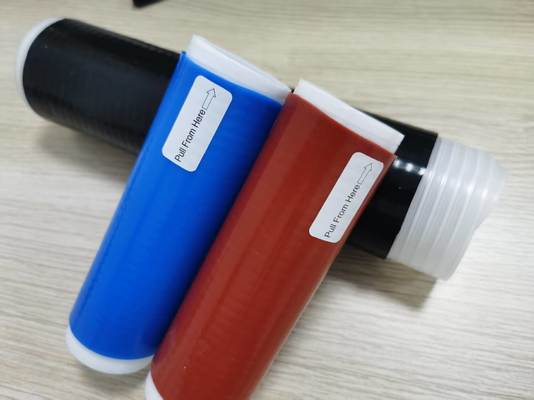 Tubes à rétrécissement à froid en caoutchouc de silicone de 55 mm pour l'isolation des câbles électriques